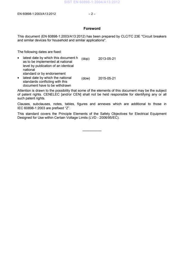 EN 60898-1:2003/A13:2012 EN 60898-1:2004/A13:2012 - Page 4 preview