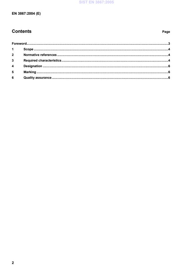 SIST EN 3867:2005 SIST EN 3867:2005 - Page 4 preview