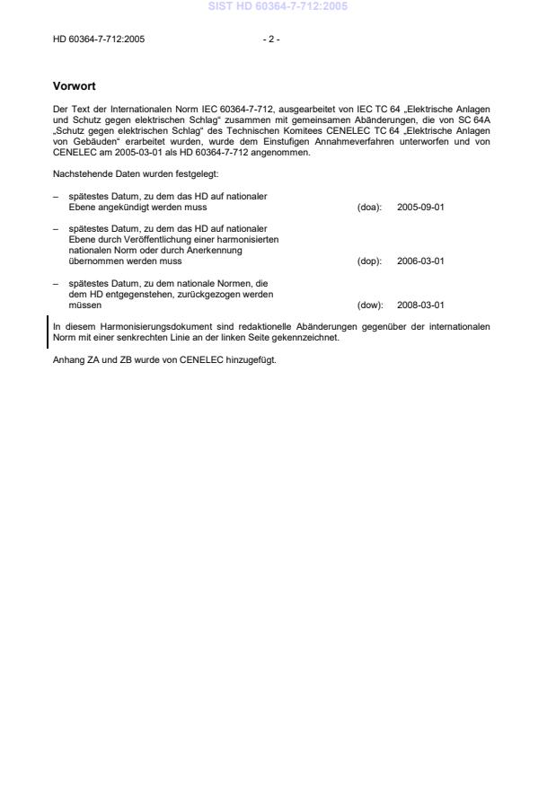 HD 60364-7-712:2005 HD 60364-7-712:2005 de - Page 4 preview