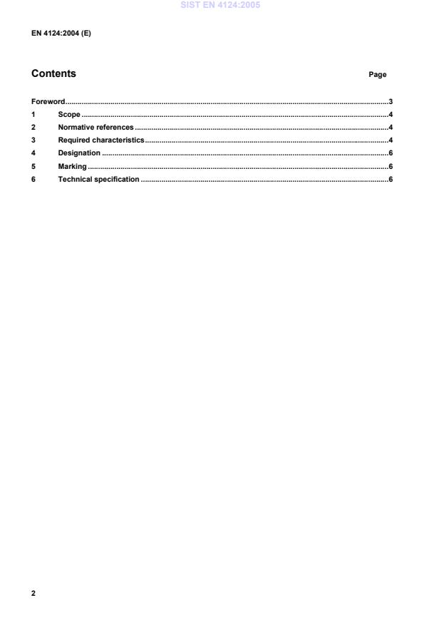 EN 4124:2004 EN 4124:2005 - Page 4 preview