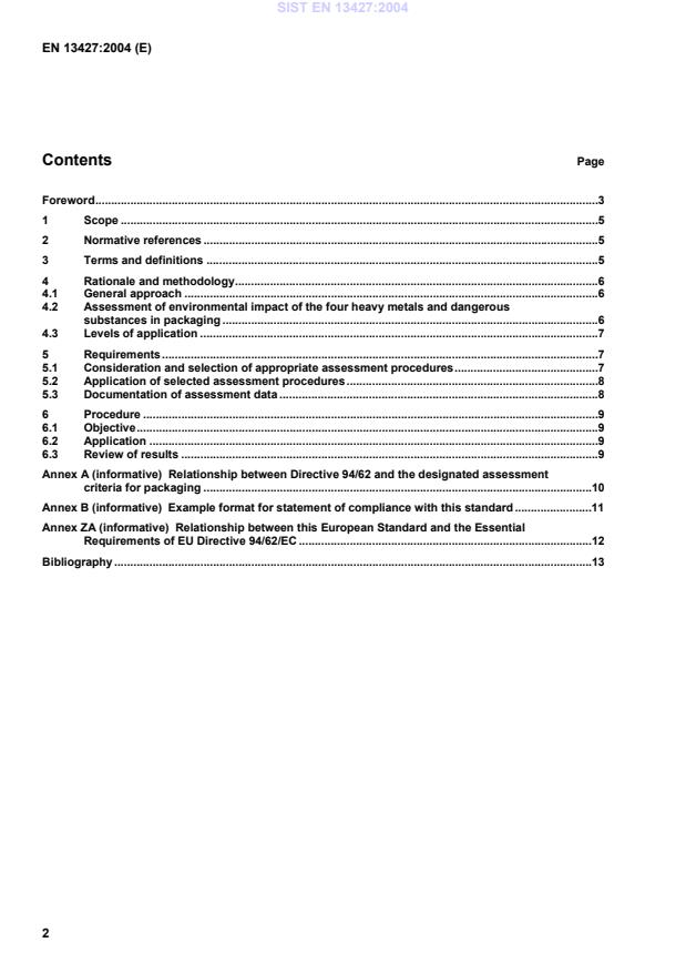 EN 13427:2004 EN 13427:2004 - + CD-ROM (Izjava o skladnosti) - Page 4 preview