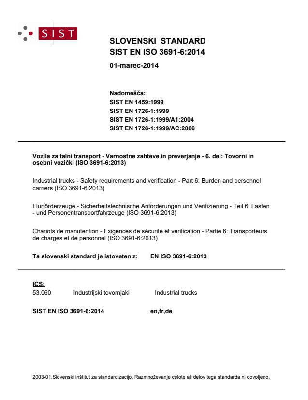 EN ISO 3691-6:2014