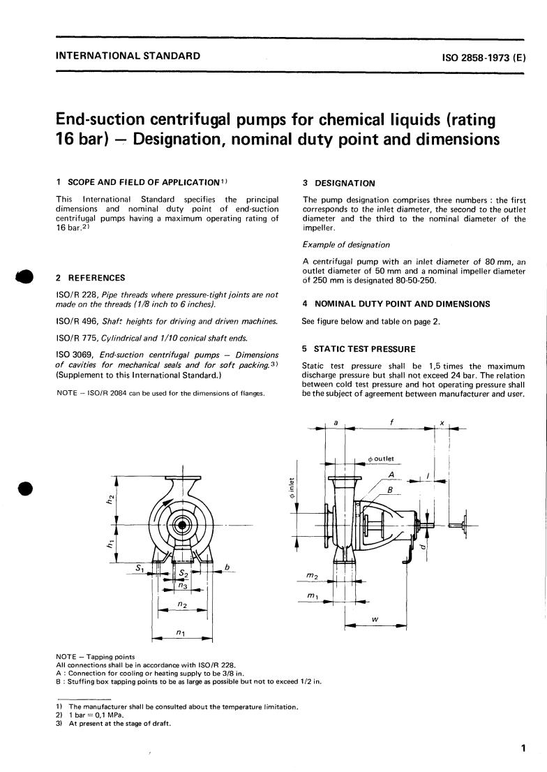 ISO 2858:1973 - Title missing - Legacy paper document
Released:1/1/1973