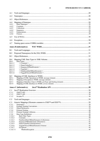 SIST ES 204 915-1 V1.1.1:2008 ETSI ES 204 915-1 V1.1.1 (2008-05) - Open Service Access (OSA); Application Programming Interface (API); Part 1: Overview (Parlay 6) - Page 4 preview
