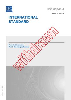 IEC 63041-1:2017 IEC 63041-1:2017 - Piezoelectric sensors - Part 1: Generic specifications
Released:12/13/2017
Isbn:9782832251430 - Page 1 preview