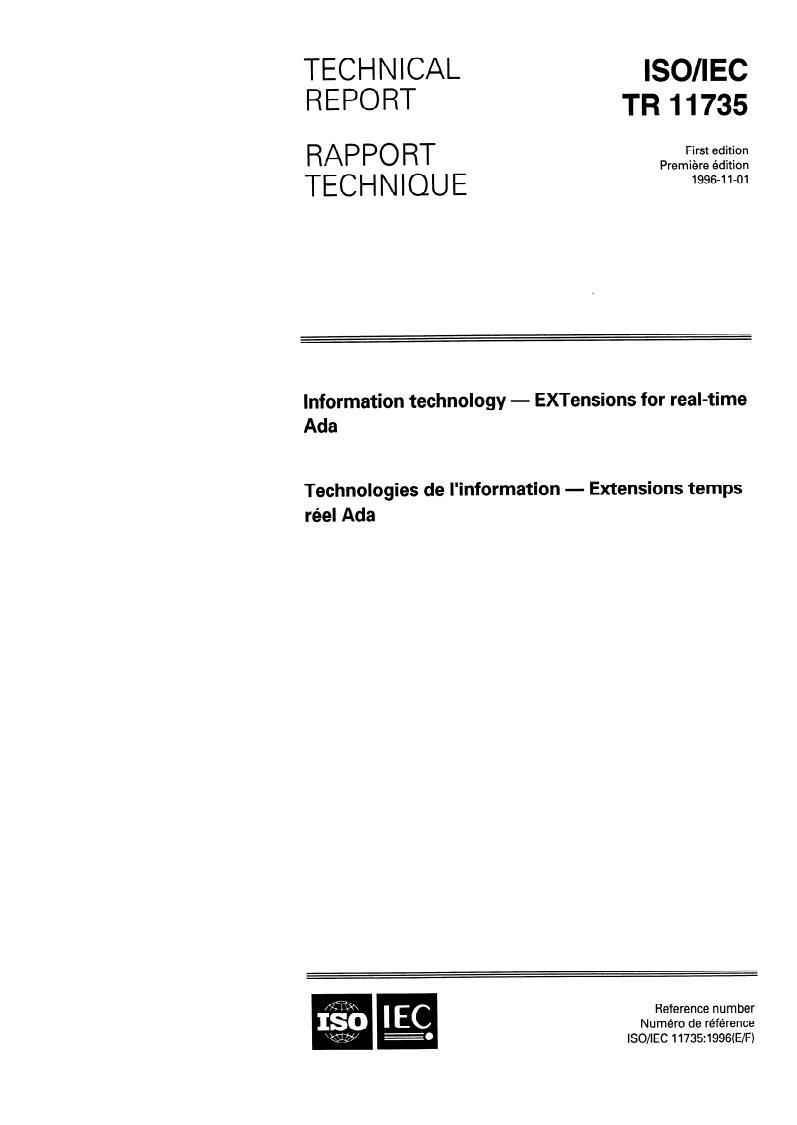 ISO/IEC TR 11735:1996