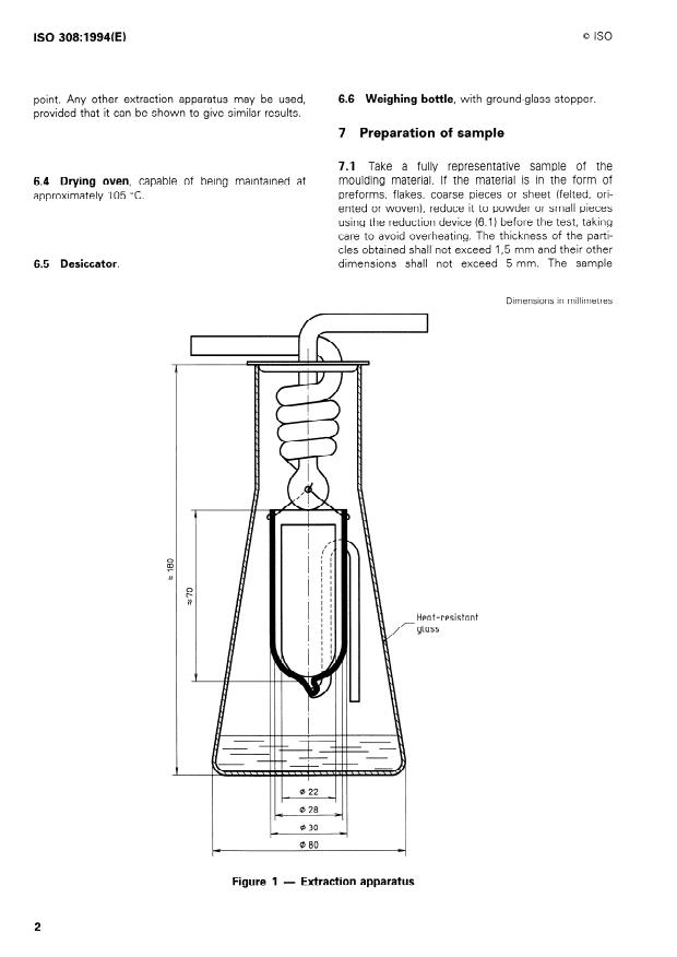 ISO 308:1994 ISO 308:1994 - Plastics — Phenolic moulding materials — Determination of acetone-soluble matter (apparent resin content of material in the unmoulded state)
Released:9/29/1994 - Page 4 preview