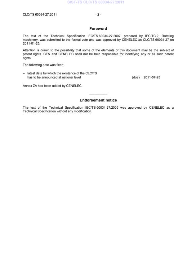 CLC/TS 60034-27:2011 TS CLC/TS 60034-27:2011 - BARVE - Page 4 preview