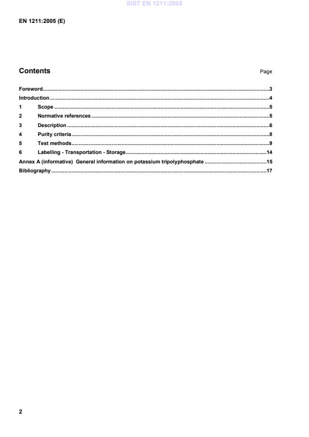 EN 1211:2005 EN 1211:2005 - Page 4 preview