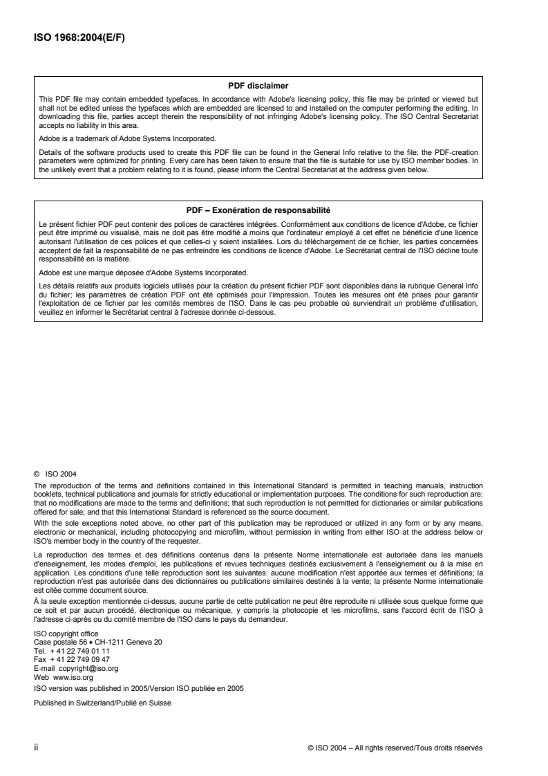 ISO 1968:2004 ISO 1968:2004 - Fibre ropes and cordage — Vocabulary
Released:10/15/2004 - Page 2 preview