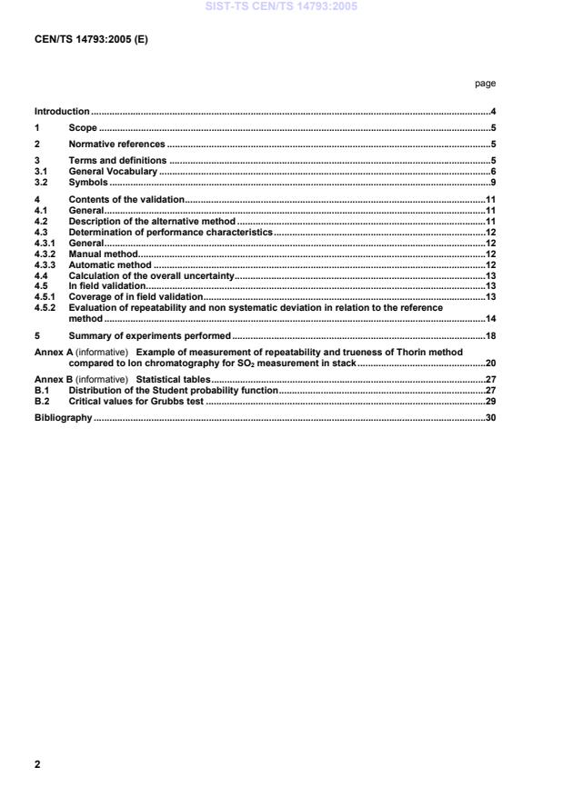 CEN/TS 14793:2005 TS CEN/TS 14793:2005 - Page 4 preview