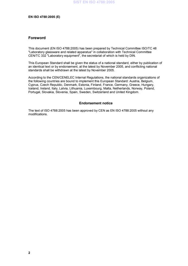 EN ISO 4788:2005 EN ISO 4788:2005 - Page 4 preview