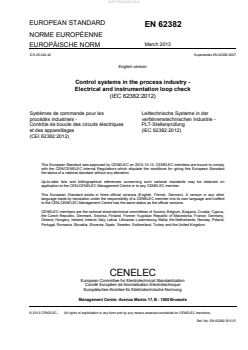 EN 62382:2013 - BARVE - Page 3 preview