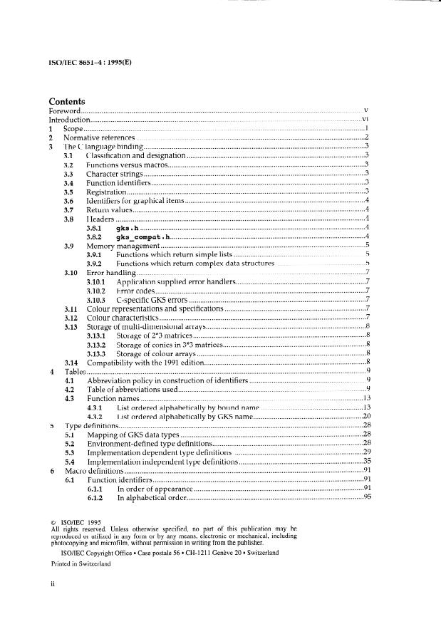 ISO/IEC 8651-4:1995 ISO/IEC 8651-4:1995 - Information technology -- Computer graphics -- Graphical Kernel System (GKS) language bindings - Page 2 preview