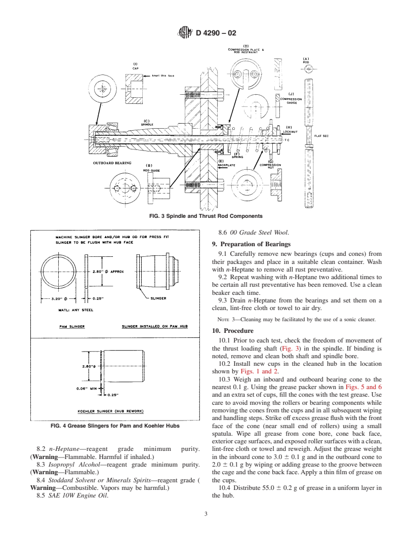 ASTM D4290-02 - Standard Test Method for Determining the Leakage Tendencies of Automotive Wheel Bearing Grease Under Accelerated Conditions