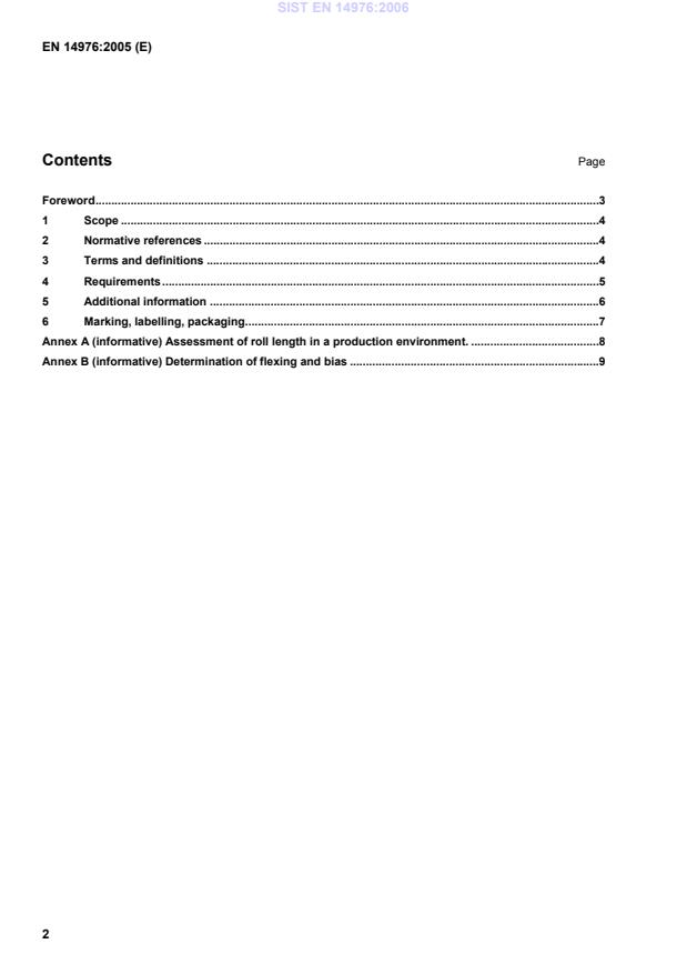 SIST EN 14976:2006 SIST EN 14976:2006 - Page 4 preview