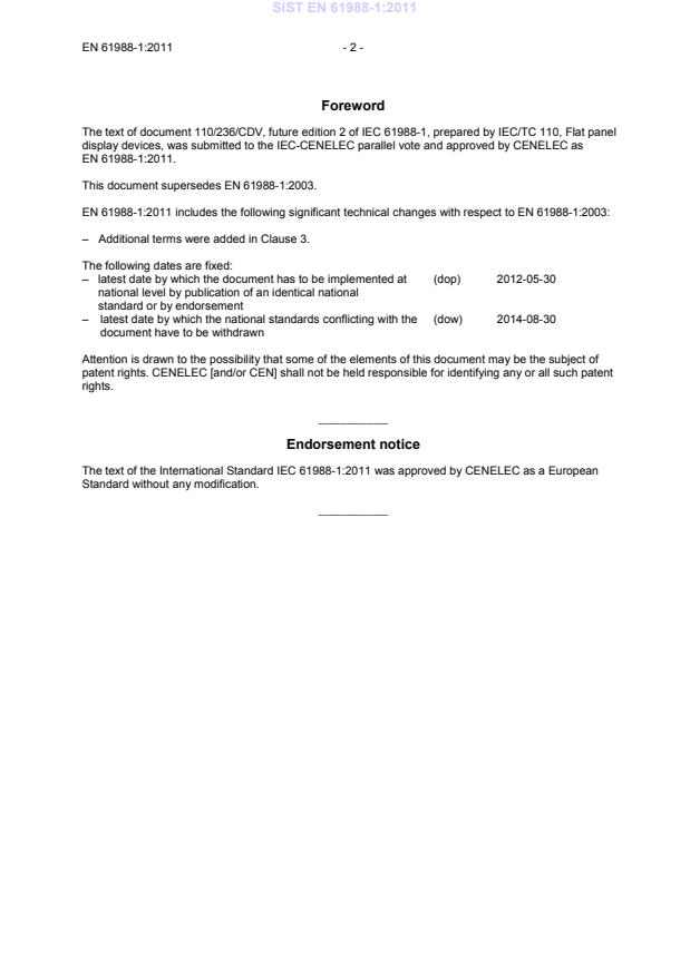 SIST EN 61988-1:2011 SIST EN 61988-1:2011 - Page 4 preview