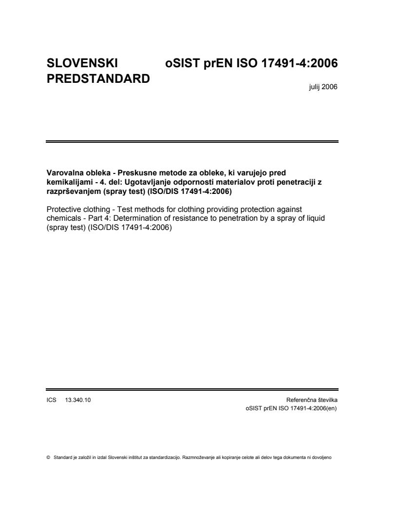 prEN ISO 17491-4:2006