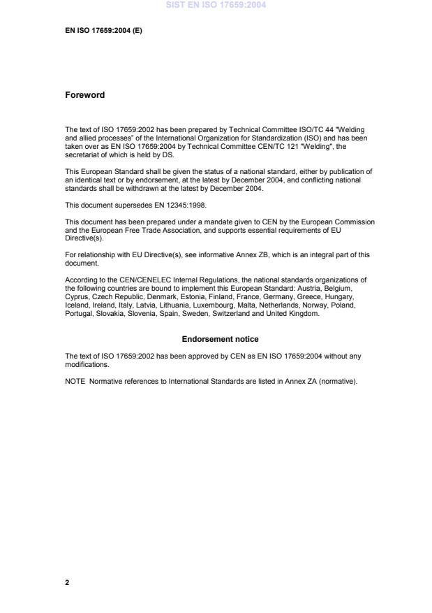 EN ISO 17659:2004 EN ISO 17659:2004 - Page 4 preview