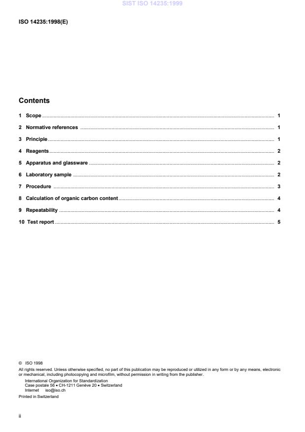 ISO 14235:1998 ISO 14235:1999 - Page 4 preview