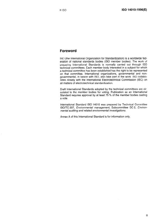 ISO 14010:1996 - Guidelines for environmental auditing -- General principles