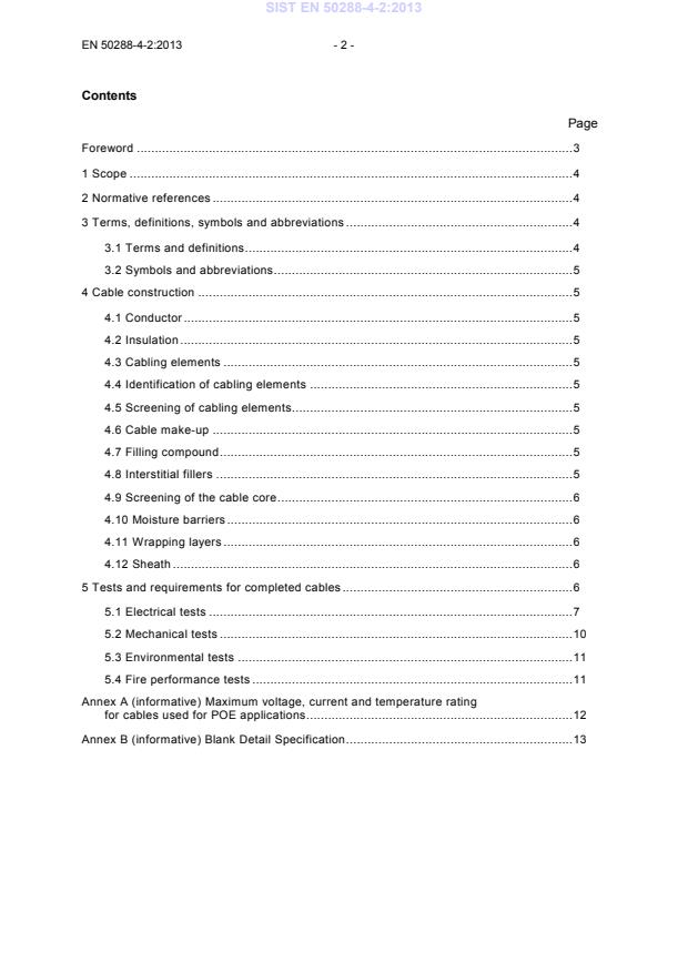 EN 50288-4-2:2013 EN 50288-4-2:2013 - Page 4 preview