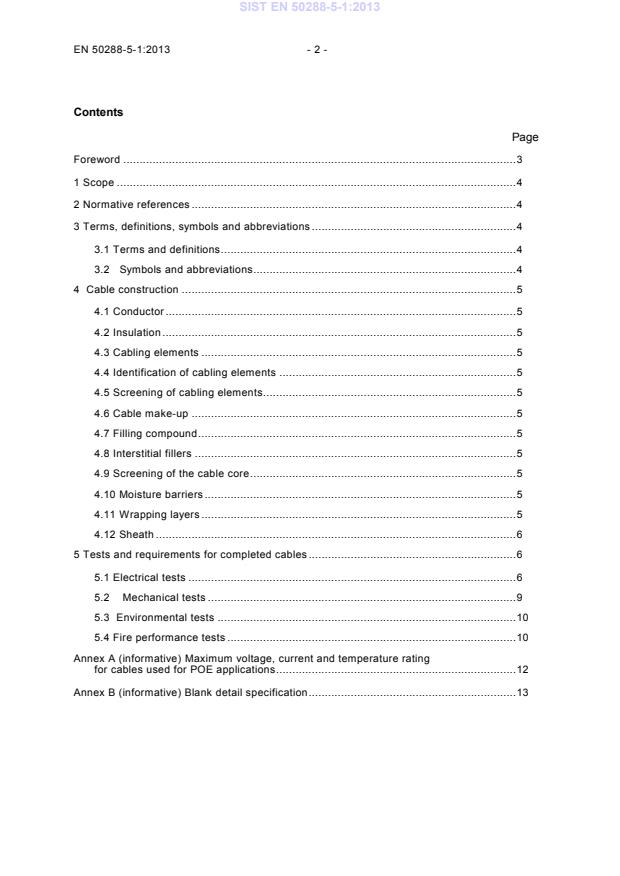 EN 50288-5-1:2013 EN 50288-5-1:2013 - Page 4 preview