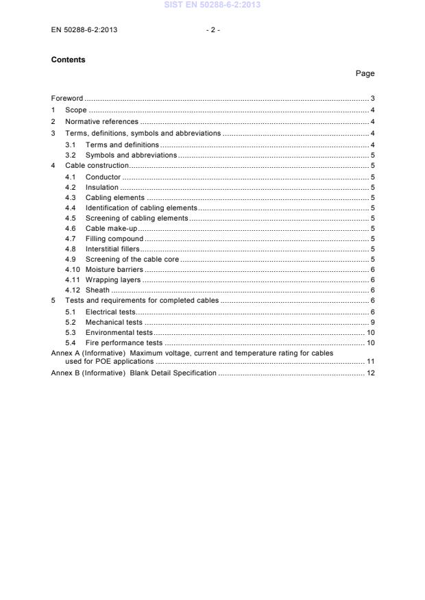SIST EN 50288-6-2:2013 SIST EN 50288-6-2:2013 - Page 4 preview