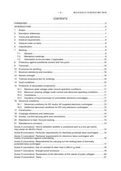 IEC 61347-2-14:2018 - Lamp controlgear - Part 2-14: Particular requirements for DC and/or AC supplied electronic controlgear for fluorescent induction lamps - Page 4 preview