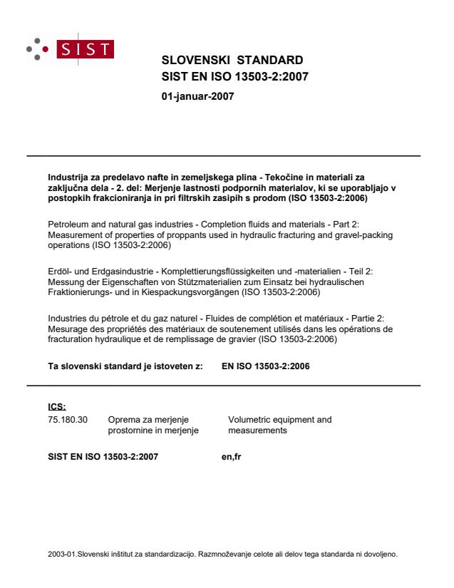 EN ISO 13503-2:2007