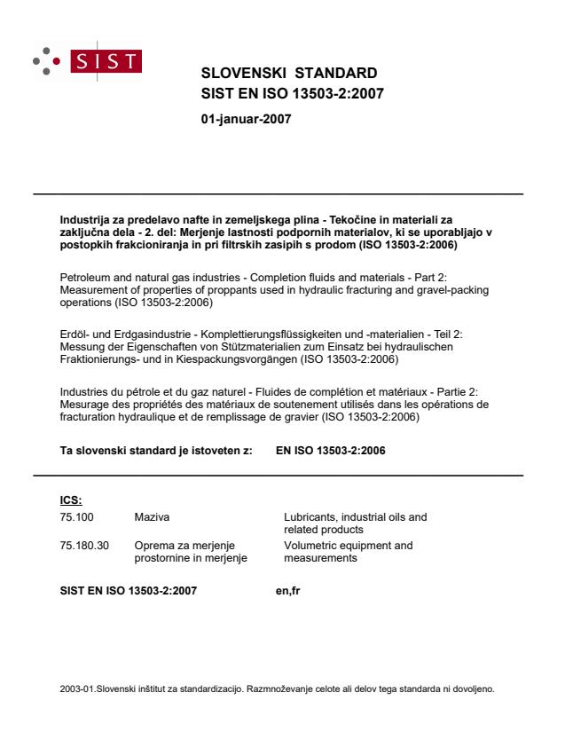 EN ISO 13503-2:2007