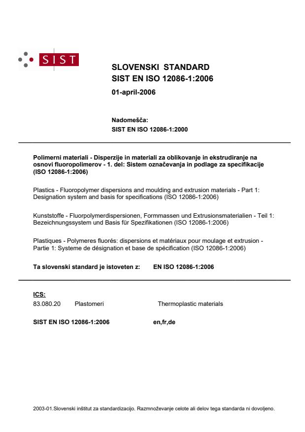 EN ISO 12086-1:2006