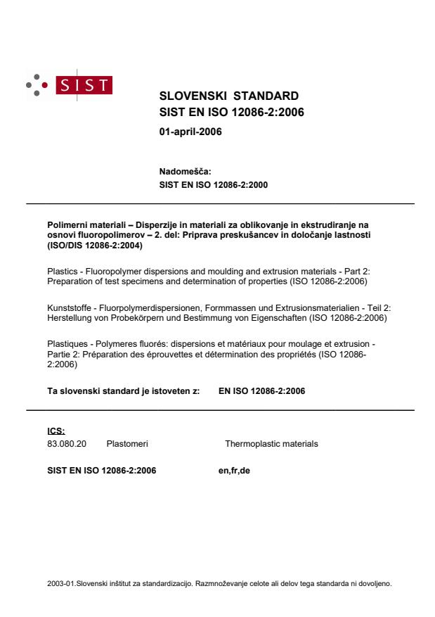 EN ISO 12086-2:2006
