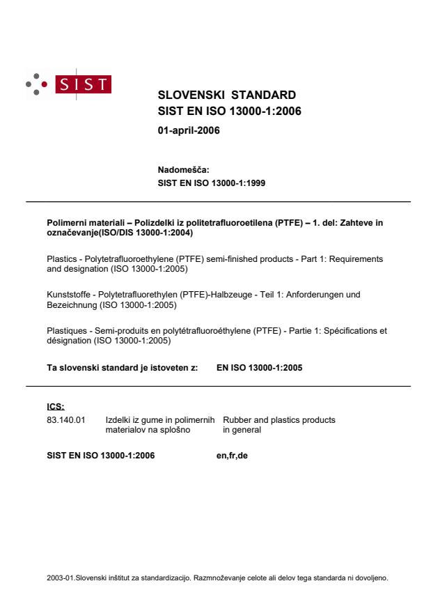 EN ISO 13000-1:2006
