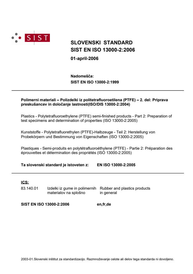 EN ISO 13000-2:2006
