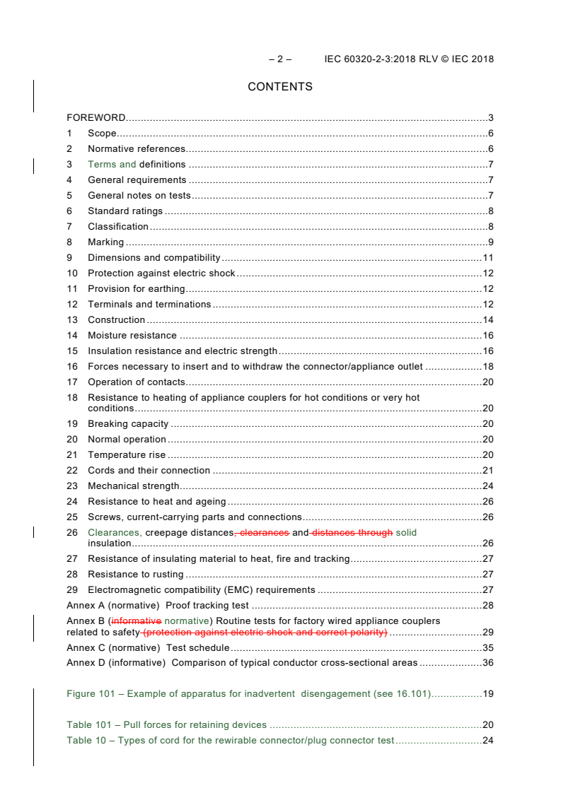 IEC 60320-2-3:2018 IEC 60320-2-3:2018 RLV - Appliance couplers for household and similar general purposes - Part 2-3: Appliance couplers with a degree of protection higher than IPX0
Released:6/29/2018
Isbn:9782832258606 - Page 4 preview