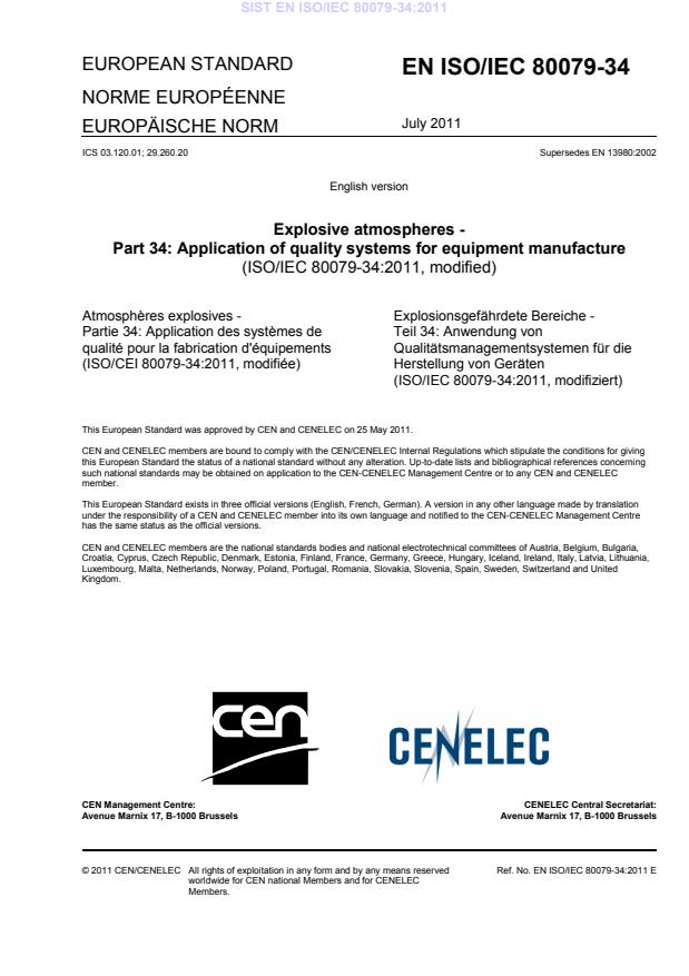EN ISO/IEC 80079-34:2011