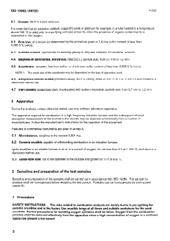 ISO 13902:1997 - Steel and iron — Determination of high sulfur content — Infrared absorption method after combustion in an induction furnace
Released:8/21/1997 - Page 4 preview