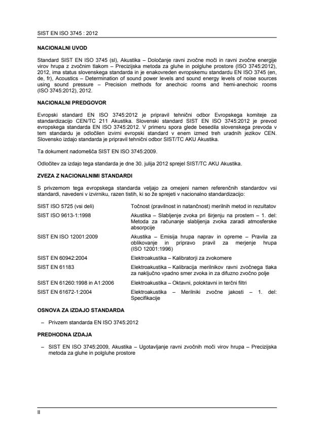 EN ISO 3745:2012 EN ISO 3745:2012 - Page 2 preview
