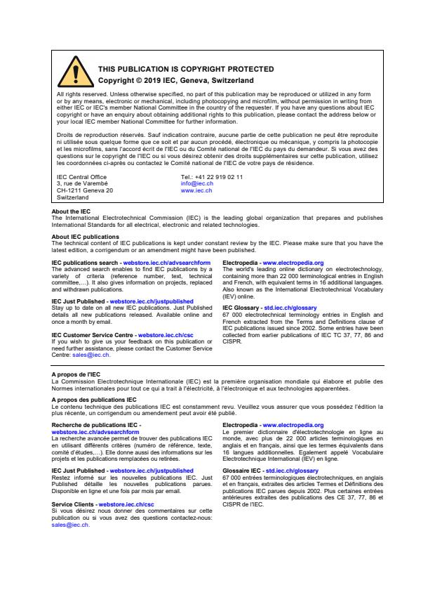 IEC TS 60079-42:2019 IEC TS 60079-42:2019 - Explosive atmospheres - Part 42: Electrical safety devices for the control of potential ignition sources for Ex-Equipment
Released:4/17/2019
Isbn:9782832268070 - Page 2 preview