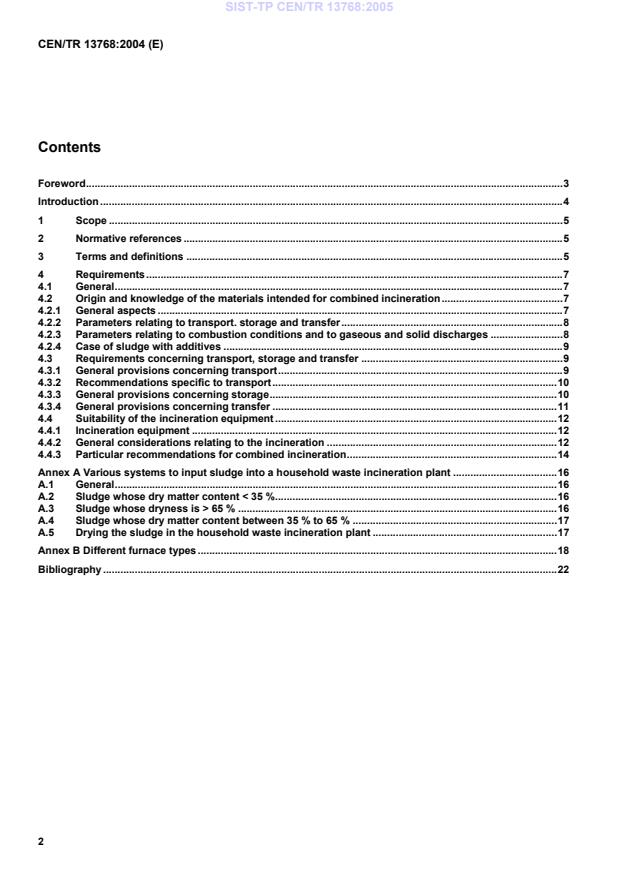 CEN/TR 13768:2004 TP CEN/TR 13768:2005 - Page 4 preview