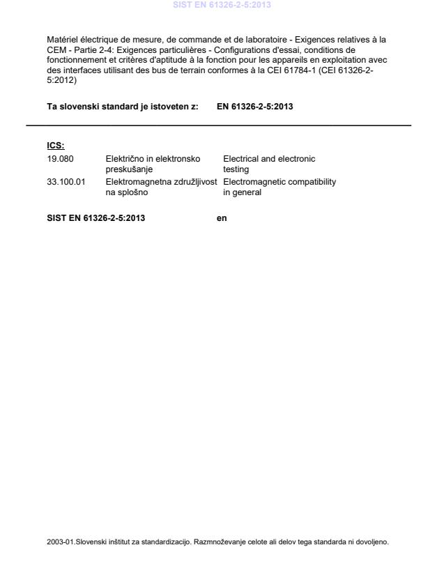 EN 61326-2-5:2013 EN 61326-2-5:2013 - Page 2 preview