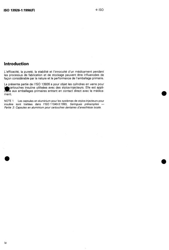 ISO 13926-1:1996 ISO 13926-1:1996 - Systemes de stylos-injecteurs - Page 4 preview