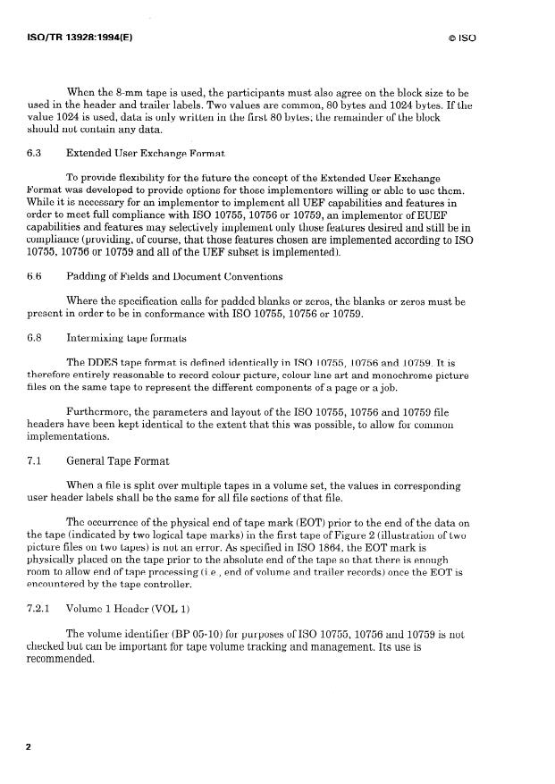 ISO/TR 13928:1994 ISO/TR 13928:1994 - Application guide for ISO 10755, ISO 10756, ISO 10757, ISO 10758 and ISO 10759 - Page 4 preview