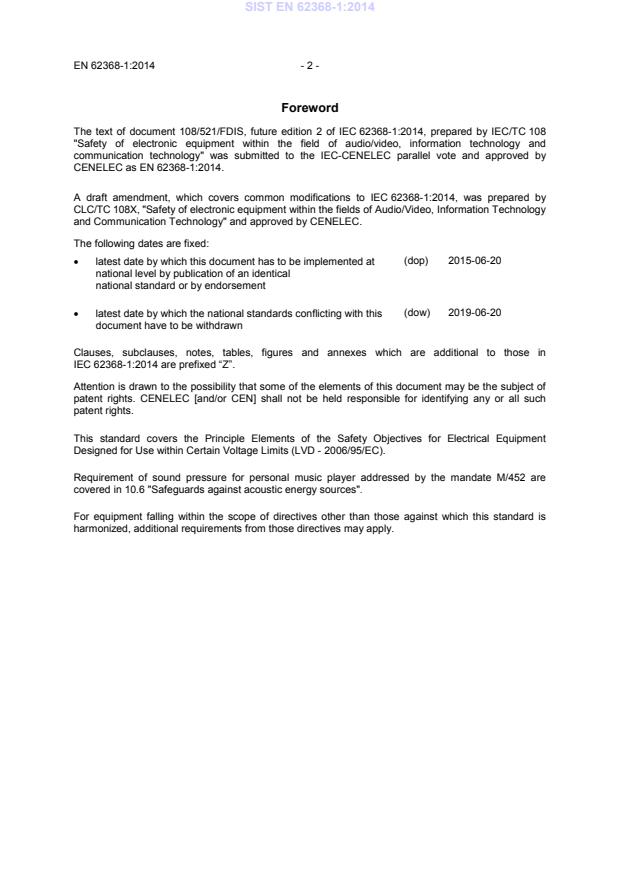 SIST EN 62368-1:2014 SIST EN 62368-1:2014 - BARVE - Page 4 preview