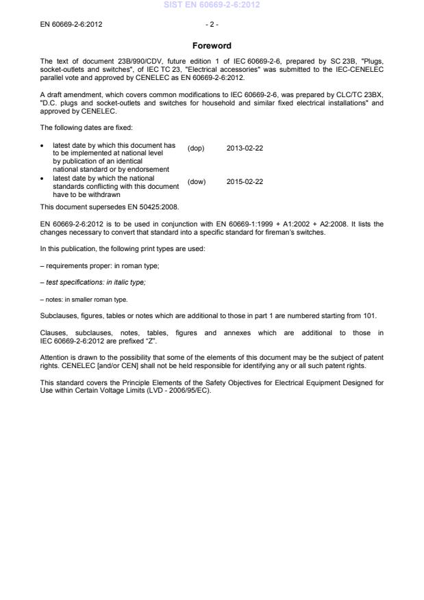 EN 60669-2-6:2012 EN 60669-2-6:2012 - Page 4 preview