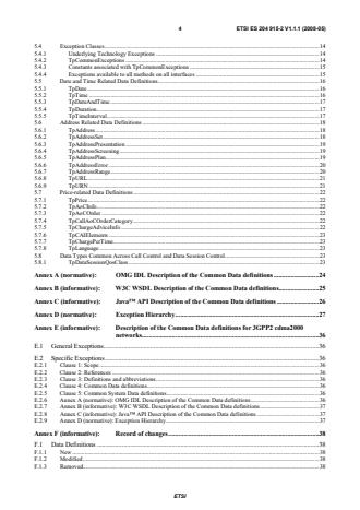 SIST ES 204 915-2 V1.1.1:2008 ETSI ES 204 915-2 V1.1.1 (2008-05) - Open Service Access (OSA); Application Programming Interface (API); Part 2: Common Data Definitions (Parlay 6) - Page 4 preview