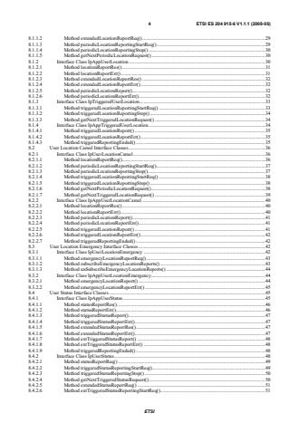 SIST ES 204 915-6 V1.1.1:2008 ETSI ES 204 915-6 V1.1.1 (2008-05) - Open Service Access (OSA); Application Programming Interface (API); Part 6: Mobility SCF (Parlay 6) - Page 4 preview