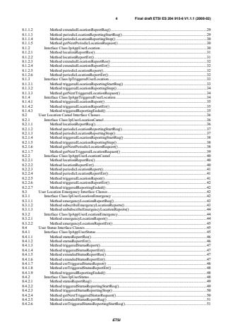SIST ES 204 915-6 V1.1.1:2008 ETSI ES 204 915-6 V1.1.1 (2008-02) - Open Service Access (OSA); Application Programming Interface (API); Part 6: Mobility SCF (Parlay 6) - Page 4 preview