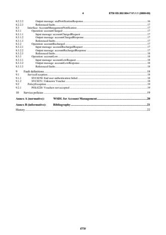 SIST ES 202 504-7 V1.1.1:2008 ETSI ES 202 504-7 V1.1.1 (2008-05) - Open Service Access (OSA); Parlay X Web Services; Part 7: Account Management (Parlay X 3) - Page 4 preview